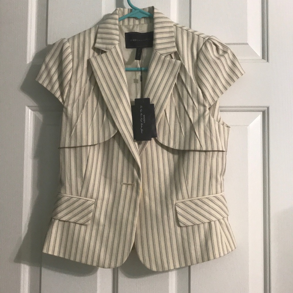 BCBG Maxazria Striped Blazer